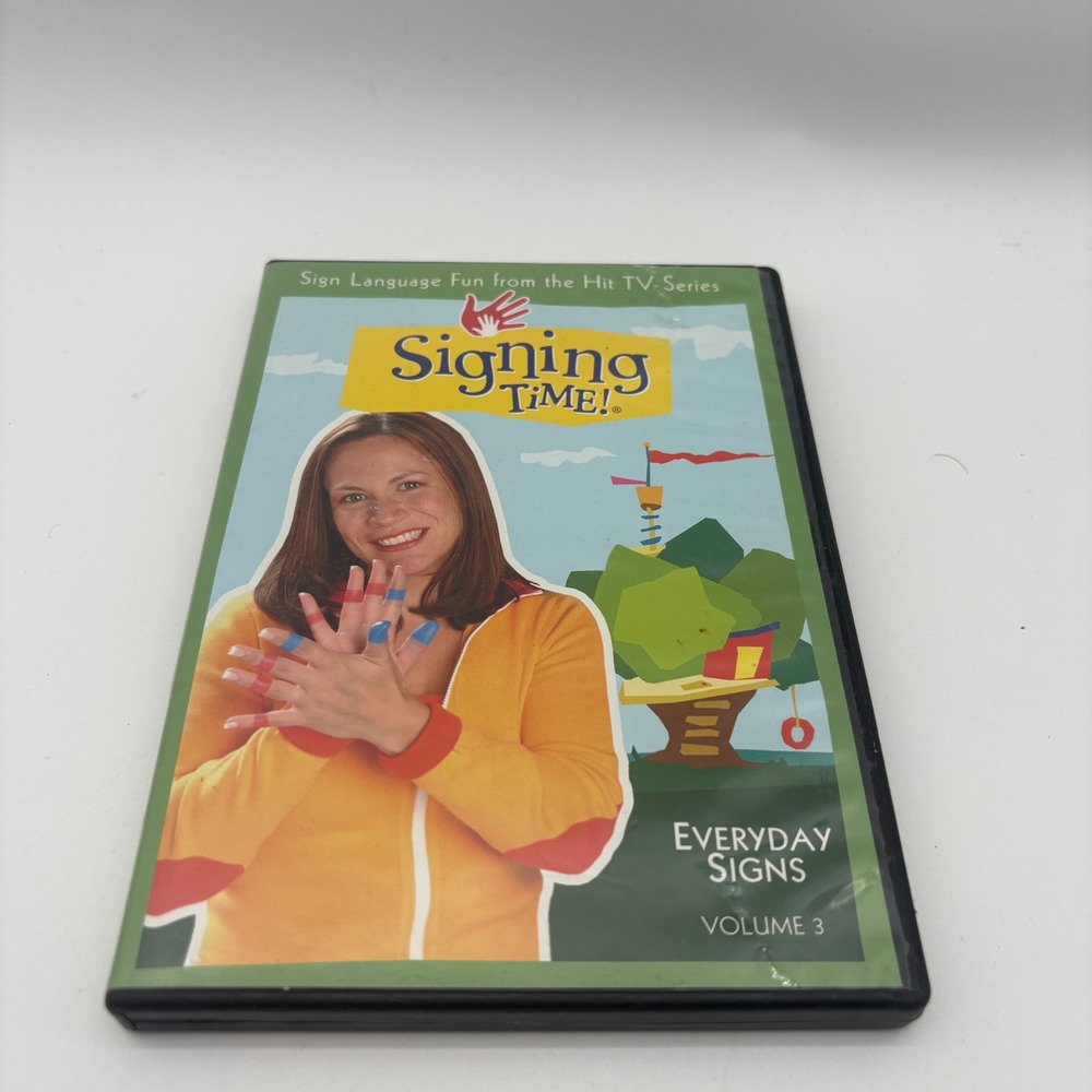 Signing Time Everyday Signs Volume 3 DVD ASL Language Learning Kids 2007